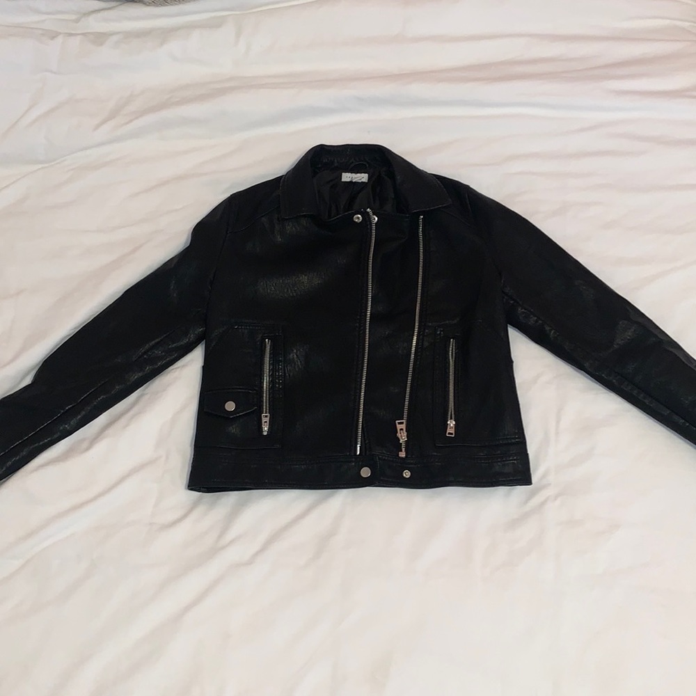 Top shop womens leather jacket